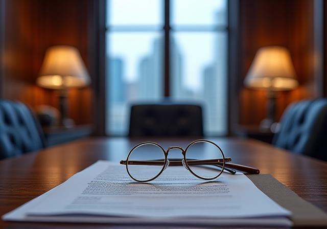 Modern legal professional office interior representing stability and precision